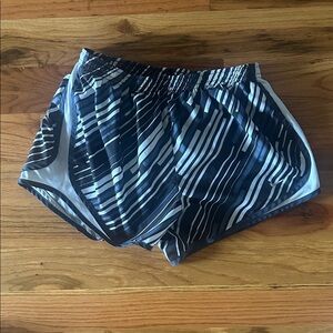 Nike Black and White Dri-FIT Shorts